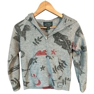 Ralph Lauren Polo Country Kids Hoodie Small Camping Cotton Acrylic NWOT 1/4 Zip